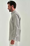 Bisse Erkek Regular Fit Uzun Kollu Spor Gömlek KAHVE GM22Y221085_C11