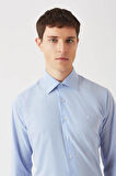 Bisse Erkek Regular Fit Uzun Kollu Klasik Gömlek MAVİ GM22K222017_C35
