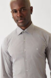 Bisse Erkek Regular Fit Uzun Kollu Klasik Gömlek KAHVE GM22K222016_C11