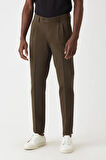 Bisse Erkek 4 Cep Çift Pileli Spor Pantolon HAKİ PNS22K22225_D49