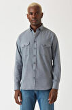 Bisse Erkek Regular Fit Uzun Kollu Flanel Gömek LACİ GM22K222081_K39