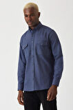 Bisse Erkek Regular Fit Uzun Kollu Oduncu Gömleği LACİ GM22K222078_K39