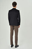 Bisse Erkek Modern Fit Mono Yaka 2 Düğmeli Çift Yırtmaçlı Ceket SIYAH PCK22K22240_D99