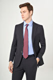 Bisse Erkek Modern Fit Mono Yaka 2 Düğme Çift Yırtmaçlı Takım Elbise Sıyah PTK22K22231_D99