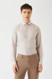 Bisse Erkek Regular Fit Uzun Kollu Klasik Gömlek BEJ GM22K222031_D07