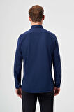 Bisse Regular Fit Lacivert Spor Erkek Gömlek GM23K231008_D39