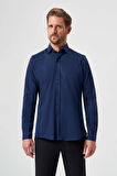 Bisse Regular Fit Lacivert Spor Erkek Gömlek GM23K231008_D39