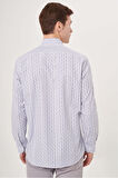 Bisse Regular Fit Gri Çizgili Spor Erkek Gömlek GM23Y231030_D55