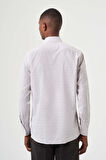Bisse Regular Fit Bej Klasik Erkek Gömlek GM23Y231037_D07