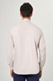 Bisse Regular Fit Bej Spor Erkek Gömlek GM22K222094_D07