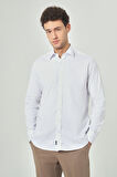 Bisse Regular Fit Beyaz Spor Erkek Gömlek GM23Y231053_D01
