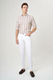 Bisse 5 Cepli Beyaz Spor Erkek Pantolon PNS23Y23104_D01