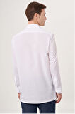 Bisse Regular Fit  Beyaz Spor Erkek Gömlek GM23Y231089_D01