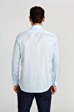 Bisse Regular Fit C Yaka Açık Mavi Erkek Gömlek GM23Y231078_D33