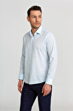 Bisse Regular Fit C Yaka Açık Mavi Erkek Gömlek GM23Y231078_D33