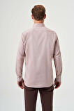 Bisse Regular Fit Paşa Yaka Kol İçi Apoletli Hardal Erkek Gömlek GM23Y231146_D19