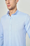 Bisse Regular Fit Uzun Kollu Paşa Yaka Kol İçi Apoletli Açık Mavi Erkek Gömlek GM23Y231146_D33