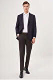 Bisse Comfort Fit Mono Yaka Lacivert Erkek Ceket PCK23Y23109_D39