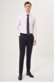 Bisse Lacivert Dokuma Klasik Erkek Pantolon PPNK23YNOS001_D39