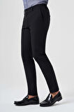 Bisse Beli Lastikli Siyah Erkek Pantolon PNS23Y23006_D99