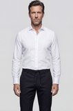 Bisse Regular Fit Kol İçi Apoletli Pamuk Beyaz Erkek Gömlek GM23Y231154_D01