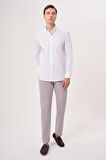 Bisse Regular Fit Paşa Yaka Beyaz Erkek Gömlek GM23Y231163_D01