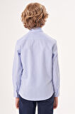 Bisse Regular Fit Yaka Düğmeli Lacivert Erkek Çocuk Gömlek GM23Y231164_D39