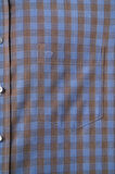 Bisse Regular Fit Paşa Yaka Ekoseli Kahve Erkek Gömlek GM23K232024_D11