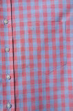Bisse Regular Fit Paşa Yaka Ekoseli Kırmızı Erkek Gömlek GM23K232024_D24