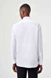 Bisse Regular Fit Klasik Beyaz Erkek Gömlek GM23Y231174_K01