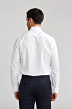 Bisse Regular Fit Klasik Beyaz Erkek Gömlek GM23K232059_D01