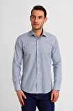 Bisse Regular Fit Lacivert Klasik Erkek Gömlek GM23K232013_D39
