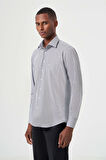 Bisse Regular Fit Siyah Klasik Erkek Gömlek GM23K232013_D99