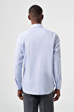 Bisse Regular Fit Mavi Klasik Erkek Gömlek GM23K232048_D35