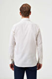 Bisse Regular Fit Ekru Klasik Erkek Gömlek GM23K232047_D03