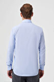 Bisse Regular Fit Mavi Klasik Erkek Gömlek GM23K232006_D35