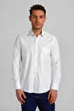 Bisse Regular Fit Beyaz Klasik Erkek Gömlek GM23K232000_D01