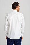 Bisse Regular Fit Beyaz Klasik Erkek Gömlek GM23K232000_D01