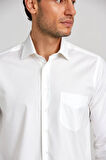 Bisse Regular Fit Beyaz Klasik Erkek Gömlek GM23K232000_D01