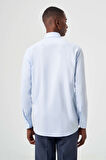 Bisse Regular Fit Açık Mavi Klasik Erkek Gömlek GM23K232033_D33
