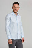 Bisse Regular Fit Açık Mavi Klasik Erkek Gömlek GM23K232069_D33