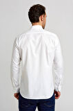 Bisse Regular Fit Beyaz Klasik Erkek Gömlek GM23K232071_D01