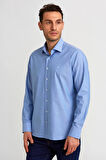 Bisse Regular Fit Mavi Klasik Erkek Gömlek GM23K232074_D35