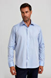 Bisse Regular Fit Açık Mavi Klasik Erkek Gömlek GM23K232077_D33
