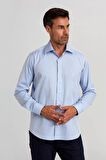 Bisse Regular Fit Açık Mavi Klasik Erkek Gömlek GM23K232077_D33