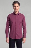 Bisse Regular Fit Flanel Mini Kareli Pamuk Lacivert Erkek Gömlek GMFLN0122300210_D39