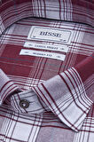 Bisse Modern Fit Paşa Yaka Ekose Bordo Erkek Gömlek GMEKS12300300_D25