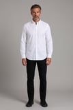 Bisse BeYaz Grubu Regular Fit Pamuk Oxford Spor Gömlek GMOK2PB01352_D01