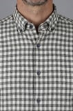 Bisse Regular Fit Flanel Mini Kareli Pamuk Antrasit Erkek Gömlek GMFLN0122300210_D58