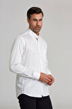 Bisse Regular Fit Beyaz Klasik Erkek Gömlek GMKLS0922300112_D01